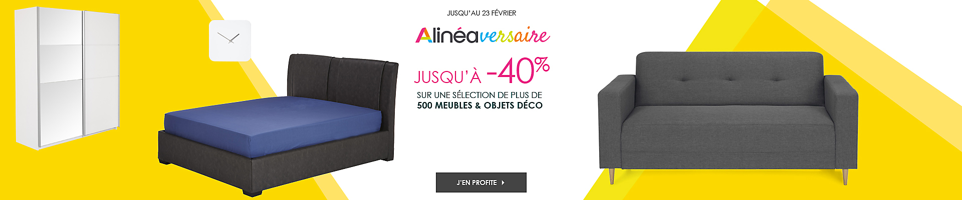 Meuble et déco : Alinea fête son anniversaire en promo !